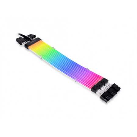 Kabel Lian Li Strimer Plus V2 Triple 8-Pin RGB PCIe, za grafično kartico, 30 cm