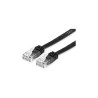 Roline VALUE UTP mrežni flat kabel Cat.6/Class E, 3.0m, crni