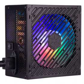 SilverStone ET500-ARGB, 500W 80 PLUS Bronze ATX power supply, 120mm ARGB fan, 12V rail, PCI-E 8 pin