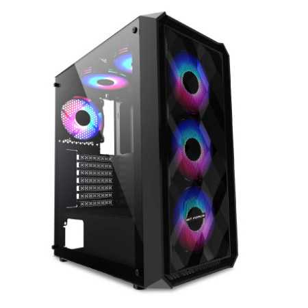 BIT FORCE Mid Tower Spectrum LED Gaming PC kućište PALADIN CF-4