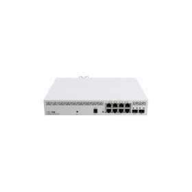 Mikrotik Cloud Smart Switch CSS610-8P-2S+IN, 8×G-LAN PoE-out, 802.3af/at, 2×SFP+ 10G, SwOS, desktop kučište, PSU