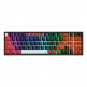 KEYBOARD - REDRAGON POLLUX K628RGB PRO WIRED/WIRELESS/BT MECHANICAL RED SWITCH