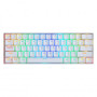 KEYBOARD - REDRAGON DRACONIC K530RGB PRO BT/WIRED MECHANICAL WHITE BROWN SWITCH