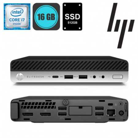 (refurbished) HP EliteDesk 800 G5 DM i7-9700T, 16GB, 512GB SSD