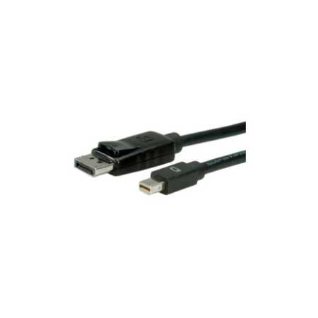 Roline DisplayPort kabel v1.1, DP - Mini DP, M/M, 3.0m, crni